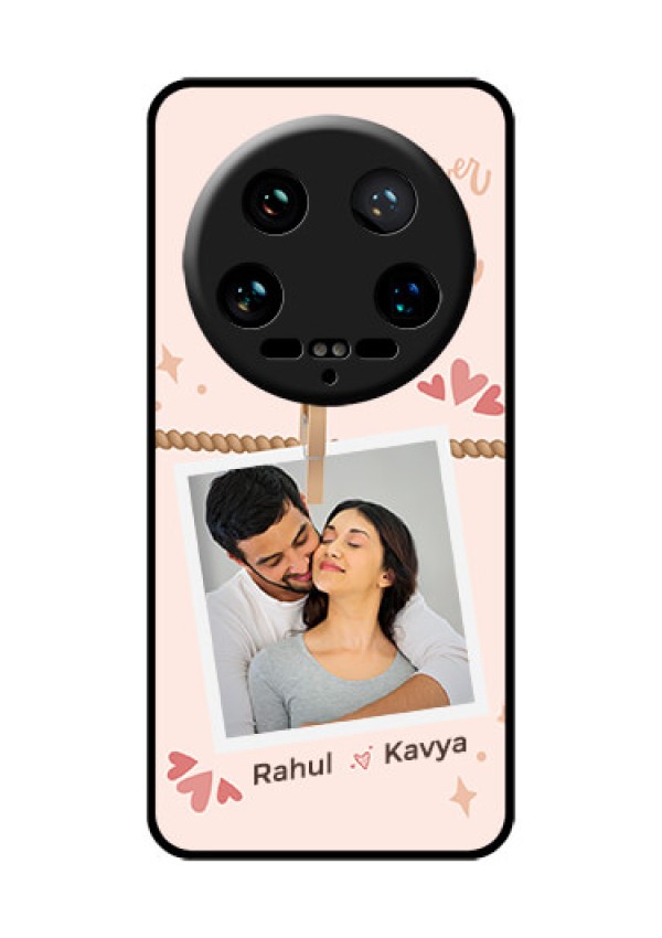 Xiaomi 14 Ultra Custom Glass Phone Case - Forever And Ever Love Design