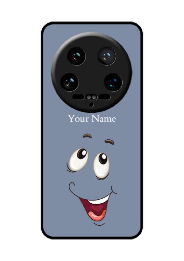 Xiaomi 14 Ultra Custom Glass Phone Case - Laughing Cartoon Face Design