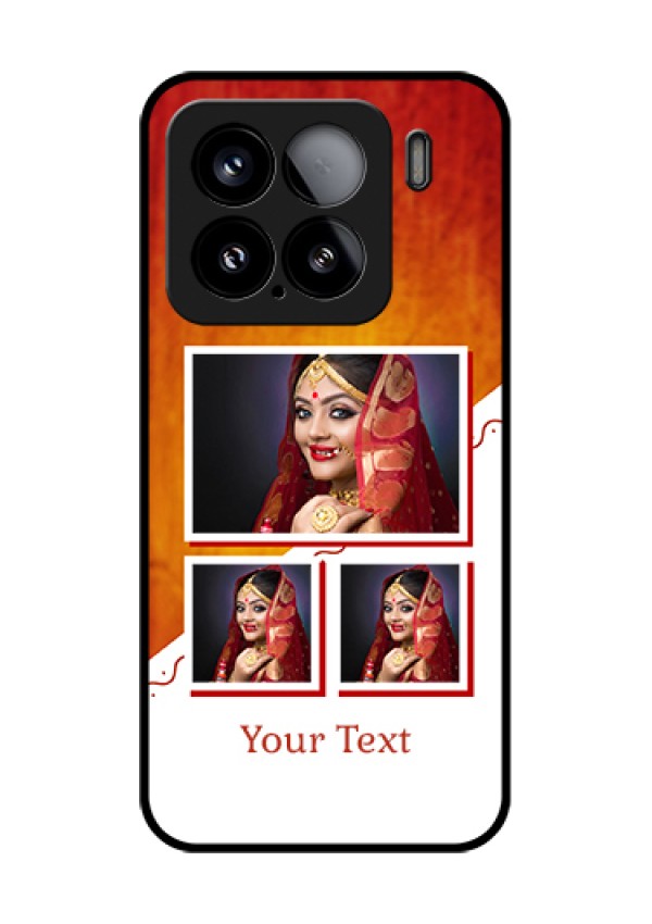 Xiaomi 15 5G Custom Glass Phone Case - Wedding Memories Design