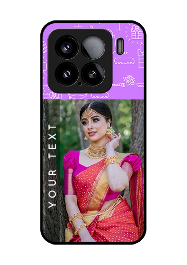 Xiaomi 15 5G Custom Glass Phone Case - Birthday Icons Design
