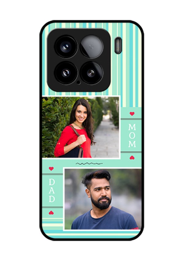 Xiaomi 15 5G Custom Glass Phone Case - Mom & Dad Pic Design