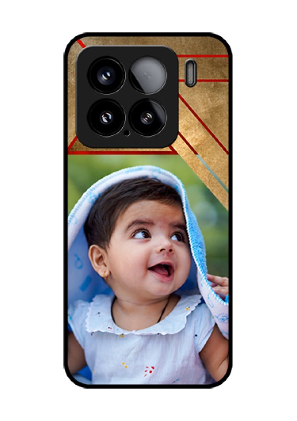 Xiaomi 15 5G Custom Glass Phone Case - Gradient Abstract Texture Design