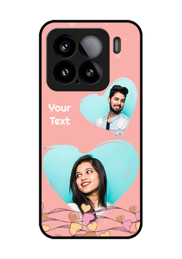 Xiaomi 15 5G Custom Glass Phone Case - Love Doodle Design