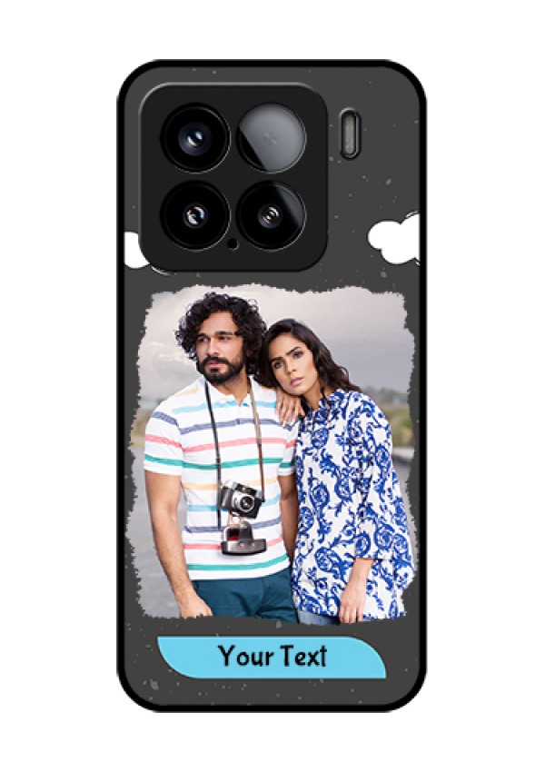 Xiaomi 15 5G Custom Glass Phone Case - Splashes With Love Doodles Design