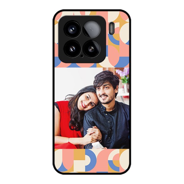 Xiaomi 15 5G Custom Glass Phone Case - Semi - Circle Maze Pattern Design