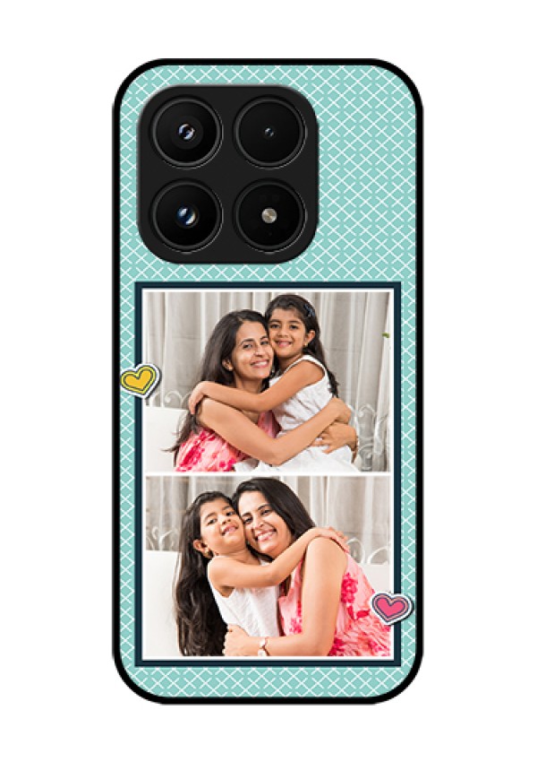 Xiaomi 17 5G Custom Glass Phone Case - 2 Image Holder With Pattern Design