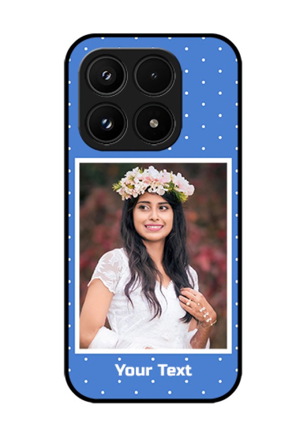 Xiaomi 17 5G Custom Glass Phone Case - Polka Dots Design
