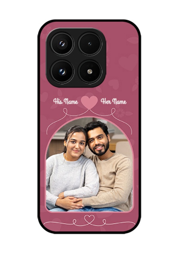 Xiaomi 17 5G Custom Glass Phone Case - Love Floral Design