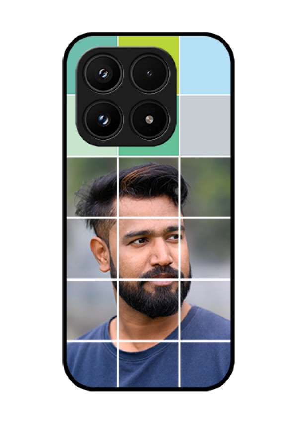 Xiaomi 17 5G Custom Glass Phone Case - With White Box Pattern