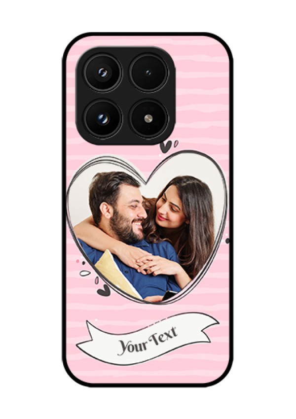 Xiaomi 17 5G Custom Glass Phone Case - Vintage Heart Design