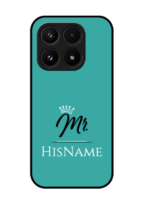 Xiaomi 17 5G Custom Glass Phone Case - Mr With Name Design