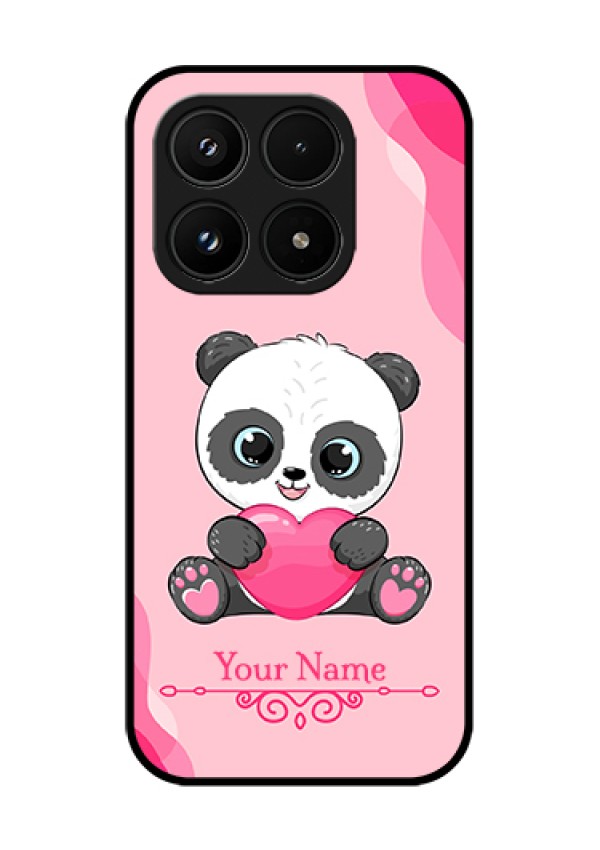 Xiaomi 17 5G Custom Glass Phone Case - Cute Panda Design
