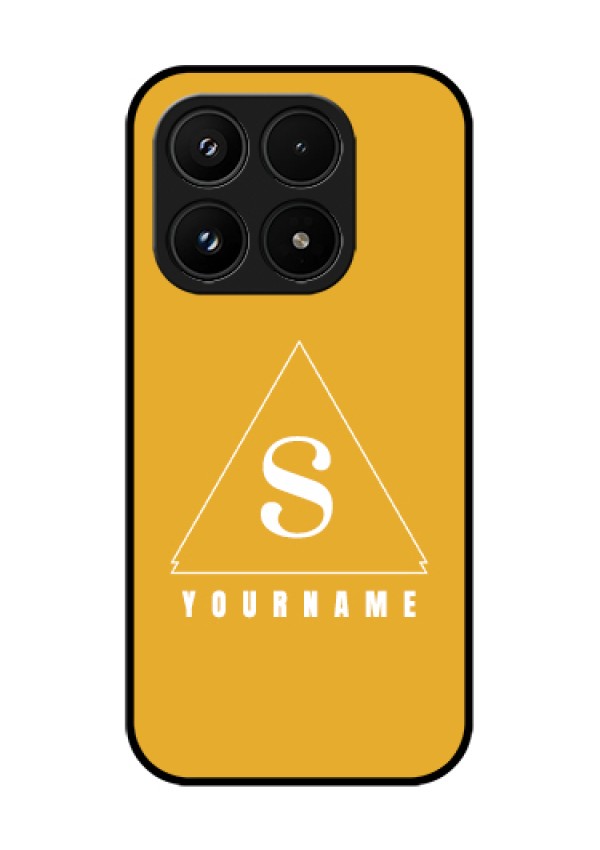 Xiaomi 17 5G Custom Glass Phone Case - Simple Triangle Design