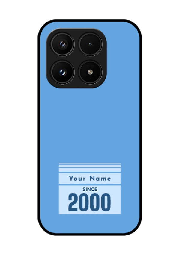 Xiaomi 17 5G Custom Glass Phone Case - Custom Year Of Birth Design
