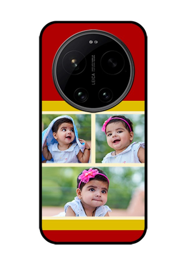 Xiaomi 17 Ultra 5G Custom Glass Phone Case - Multiple Pic Upload Design