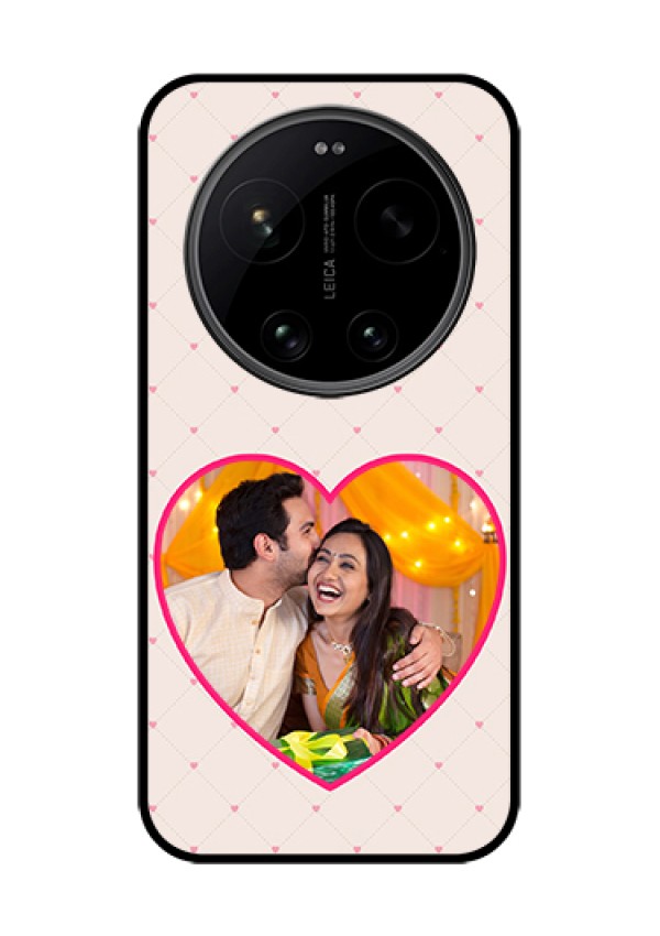 Xiaomi 17 Ultra 5G Custom Glass Phone Case - Heart Shape Design