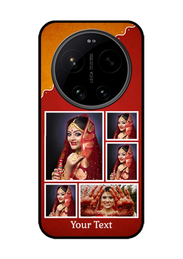 Xiaomi 17 Ultra 5G Custom Glass Phone Case - Wedding Pic Upload Design