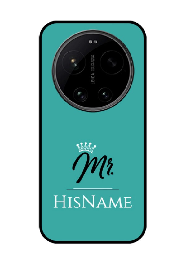 Xiaomi 17 Ultra 5G Custom Glass Phone Case - Mr With Name Design