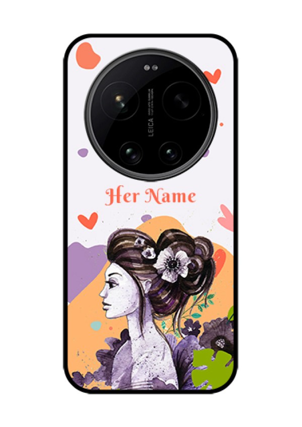 Xiaomi 17 Ultra 5G Custom Glass Phone Case - Woman And Nature Design