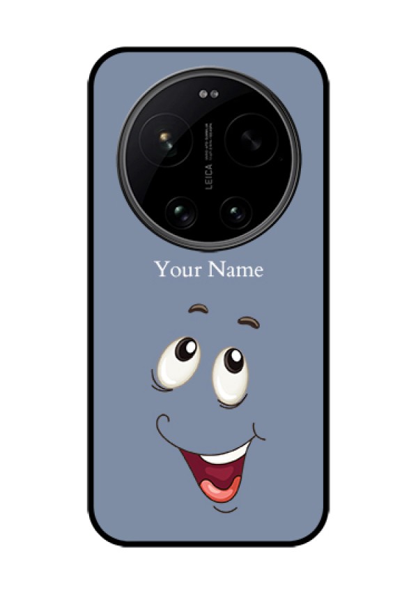 Xiaomi 17 Ultra 5G Custom Glass Phone Case - Laughing Cartoon Face Design