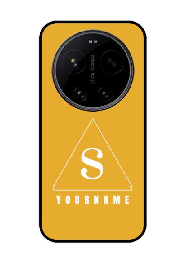 Xiaomi 17 Ultra 5G Custom Glass Phone Case - Simple Triangle Design