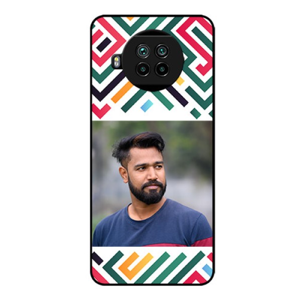 Xiaomi Mi 10I 5G Personalized Glass Phone Case - Colorful Maze Pattern Design Xiaomi Mi 10I 5G Personalized Glass Phone Case - Colorful Maze Pattern Design