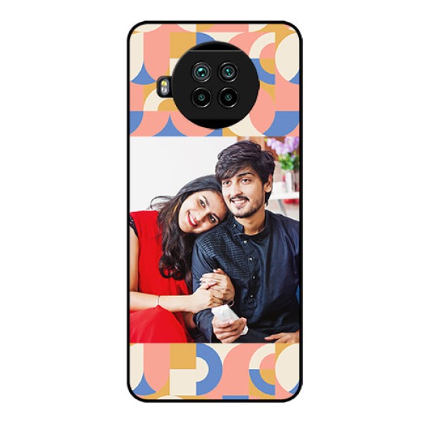Xiaomi Mi 10I 5G Photo Printing on Glass Case - Semi-circle Maze Pattern Design