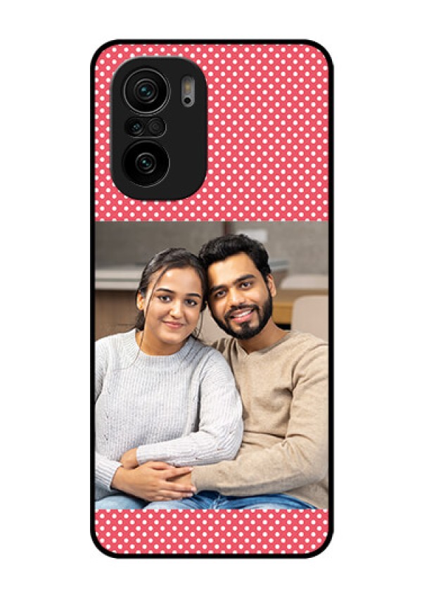 Mi 11x Pro 5G Custom Glass Phone Case - White Dotted Design