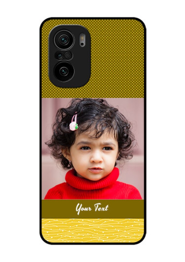 Mi 11x Pro 5G Custom Glass Phone Case - Simple Green Color Design