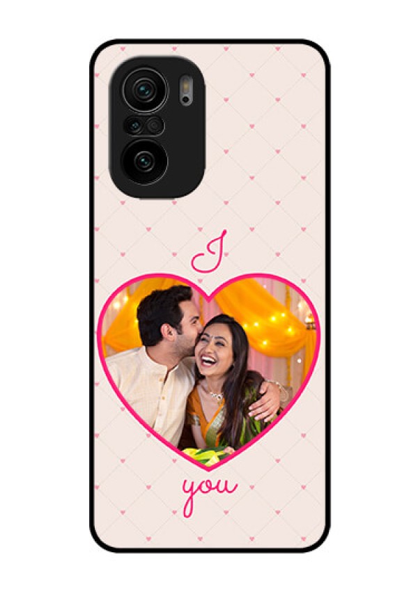 Mi 11x Pro 5G Custom Glass Mobile Case - Heart Shape Design