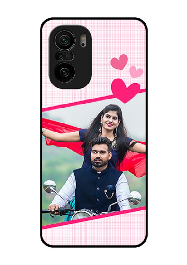 Mi 11x Pro 5G Custom Glass Phone Case - Love Shape Heart Design