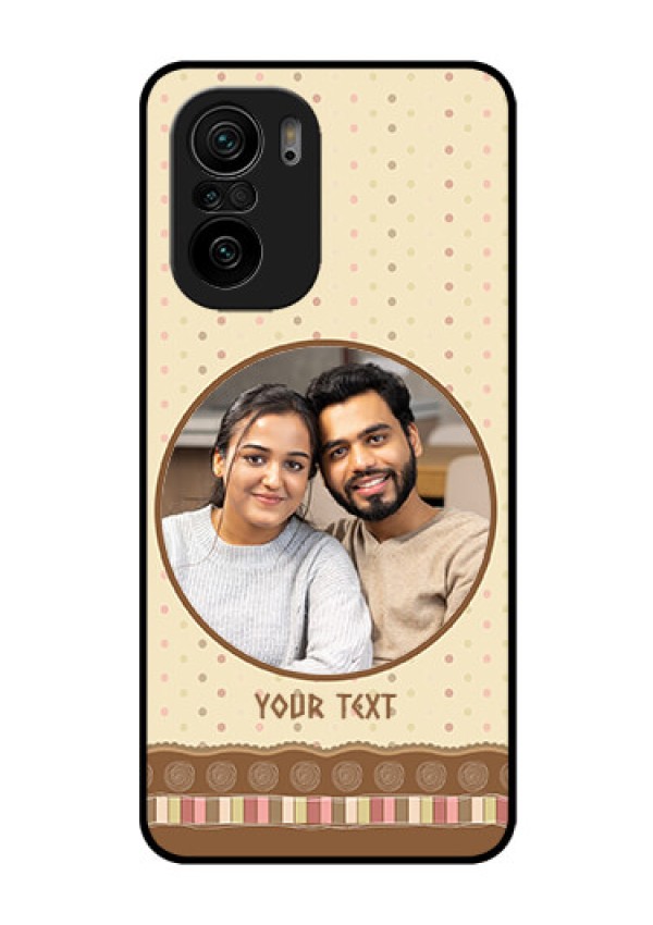 Mi 11x Pro 5G Custom Glass Mobile Case - Brown Dotted Mobile Case Design