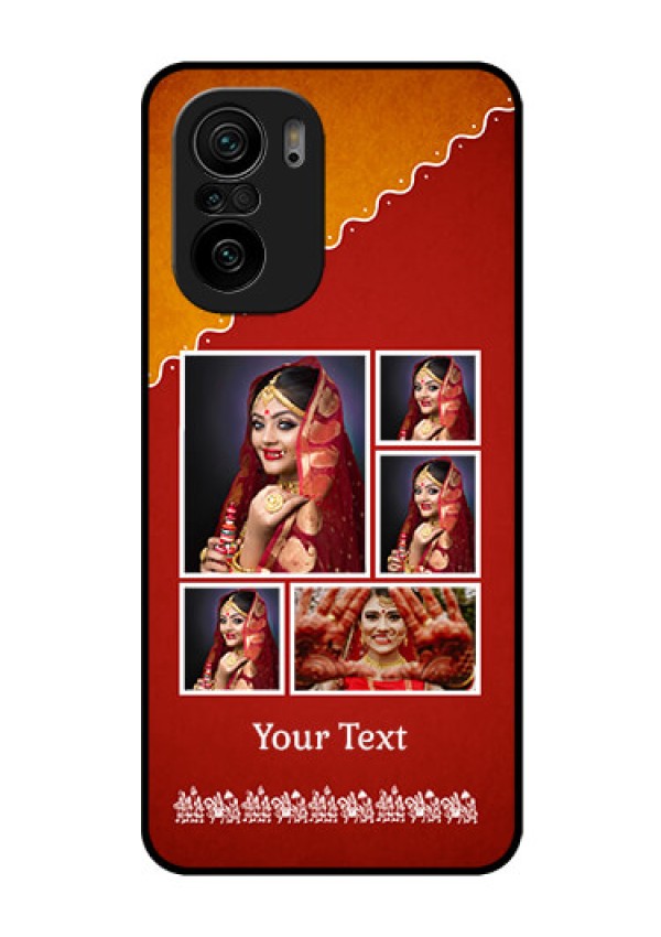 Mi 11x Pro 5G Personalized Glass Phone Case - Wedding Pic Upload Design