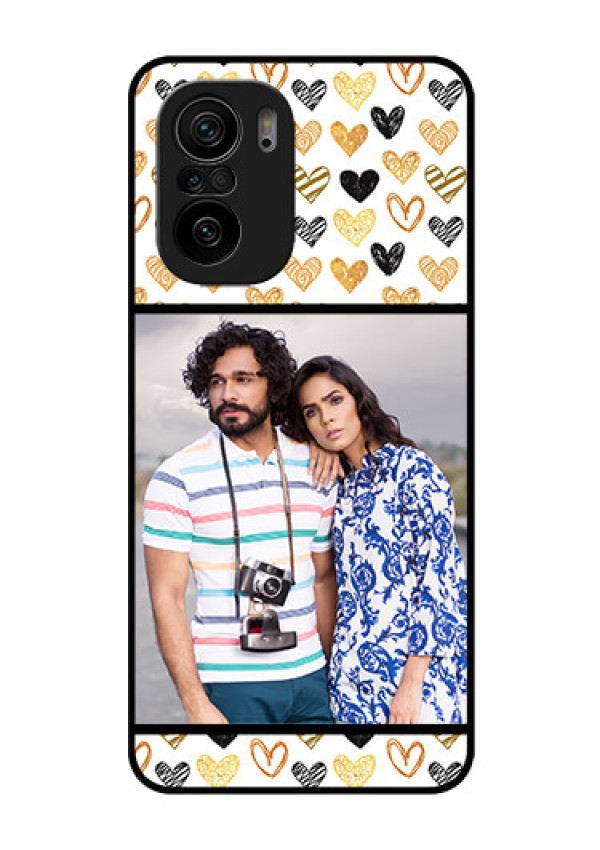 Mi 11x Pro 5G Photo Printing on Glass Case - Love Symbol Design