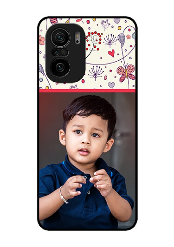 Mi 11x Pro 5G Custom Glass Mobile Case - Premium Floral Design