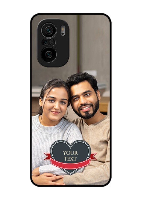 Mi 11x Pro 5G Custom Glass Phone Case - Just Married Couple Design