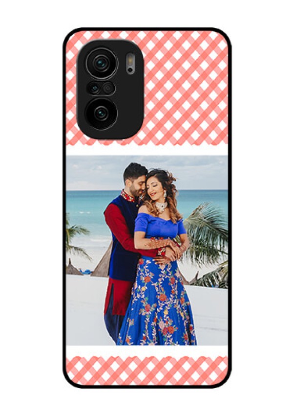 Mi 11x Pro 5G Personalized Glass Phone Case - Pink Pattern Design