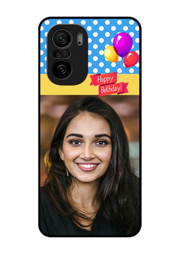 Mi 11x Pro 5G Custom Glass Mobile Case - Happy Birthday Design