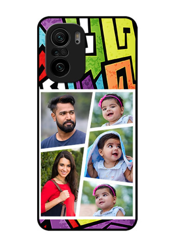 Mi 11x Pro 5G Custom Glass Phone Case - Graffiti pattern Design