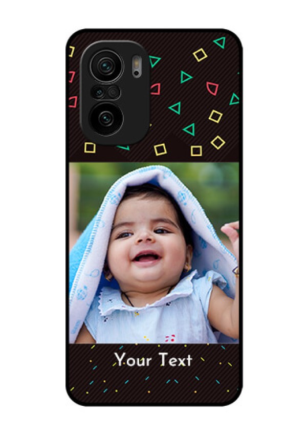 Mi 11x Pro 5G Custom Glass Phone Case - with confetti birthday design