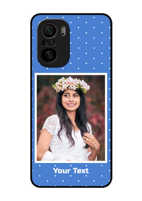 Mi 11x Pro 5G Photo Printing on Glass Case - Polka dots design