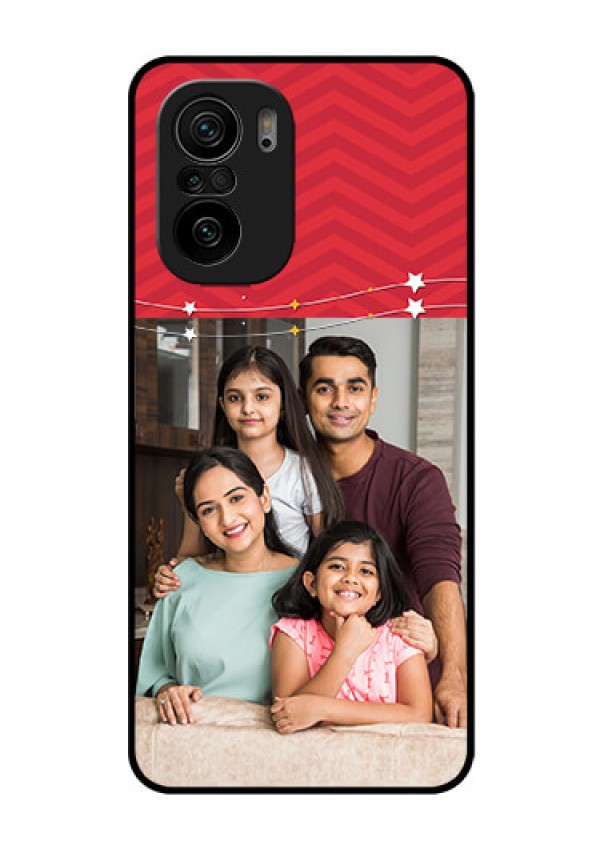 Mi 11x Pro 5G Personalized Glass Phone Case - Happy Family Design