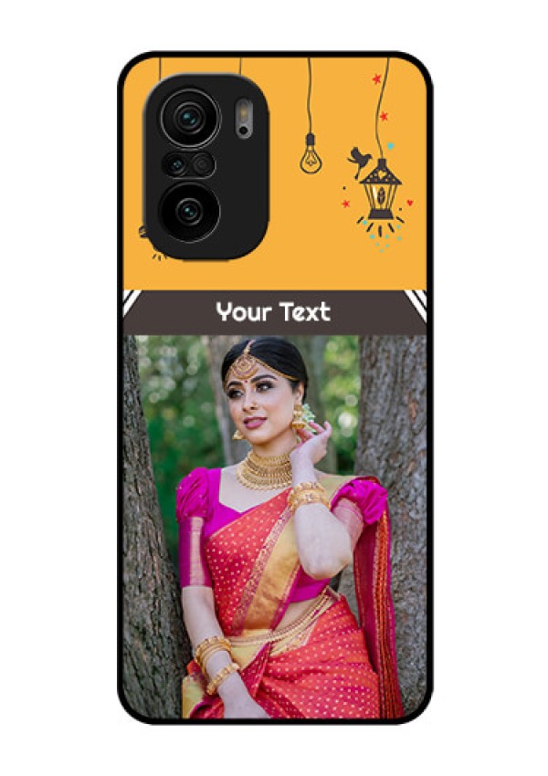 Mi 11x Pro 5G Custom Glass Mobile Case - with Family Picture and Icons 