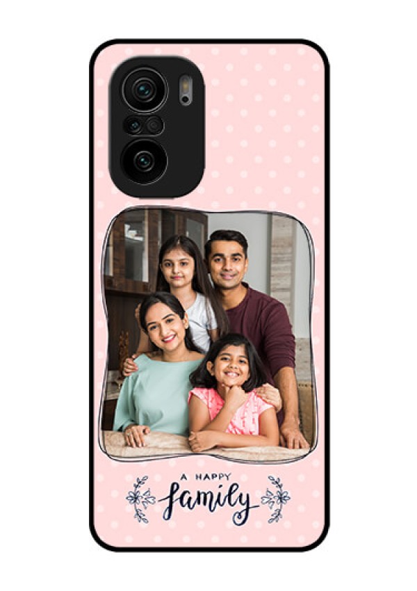 Mi 11x Pro 5G Custom Glass Phone Case - Family with Dots Design