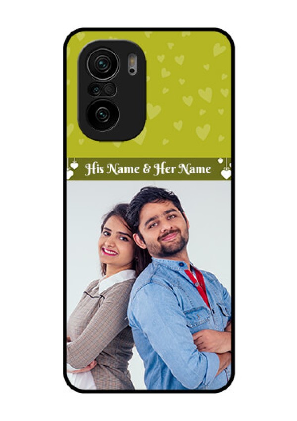 Mi 11x Pro 5G Custom Glass Phone Case - You & Me Heart Design