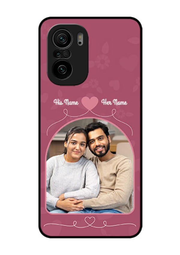 Mi 11x Pro 5G Photo Printing on Glass Case - Love Floral Design