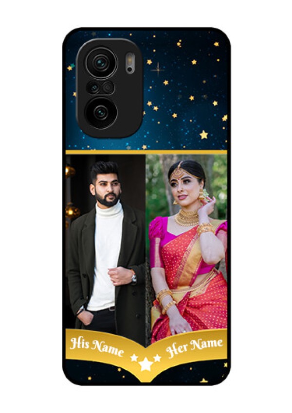 Mi 11x Pro 5G Custom Glass Phone Case - Galaxy Stars Backdrop Design