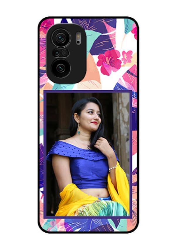 Mi 11x Pro 5G Custom Glass Mobile Case - Abstract Floral Design