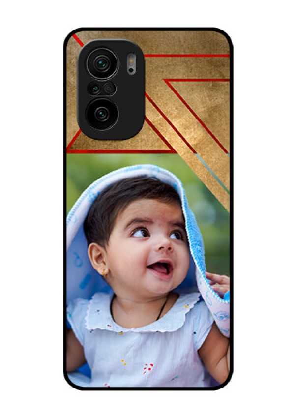 Mi 11x Pro 5G Personalized Glass Phone Case - Gradient Abstract Texture Design