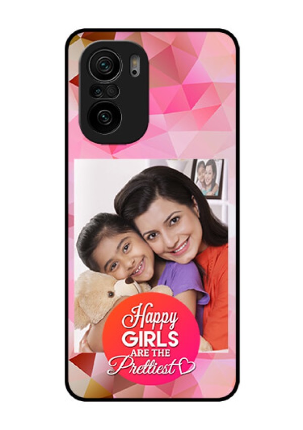 Mi 11x Pro 5G Photo Printing on Glass Case - Abstract Triangle Design